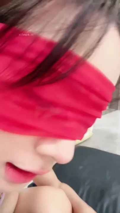 Screenshot 6 from FC2 Amateur POV: Blindfolded Asian BJ Leads to Messy Creampie Finish