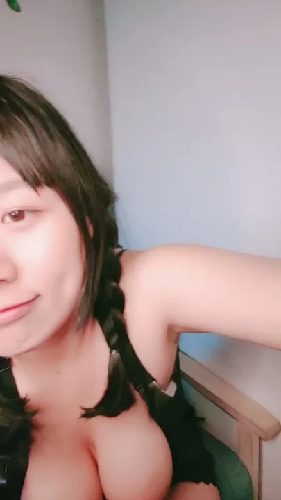 Screenshot 16 from Curvy Cici Teases in Lingerie — Japanese Solo with Big Natural Tits