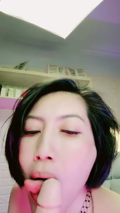 Screenshot 16 from Twin Asian Lesbians in Black Lingerie — Passionate Kissing and Intimate Play