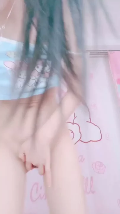 Screenshot 3 from Petite Asian in Blue Lingerie — Intimate JAV POV Masturbation Session