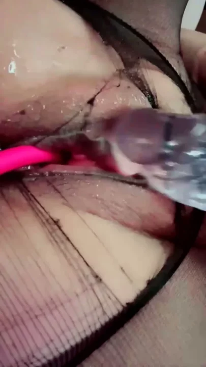 Screenshot 14 from FC2 Amateur POV Creampie — Slim Asian in Black Lingerie Uses Pink Toy for Squirting Climax [FC2-PPV-43382]