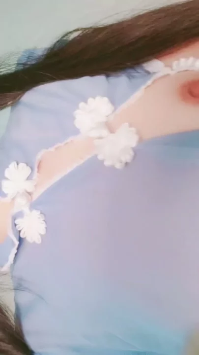 Screenshot 10 from FC2-Style POV Creampie: Twintails, Glasses, White Thigh-Highs & Shaved Pussy