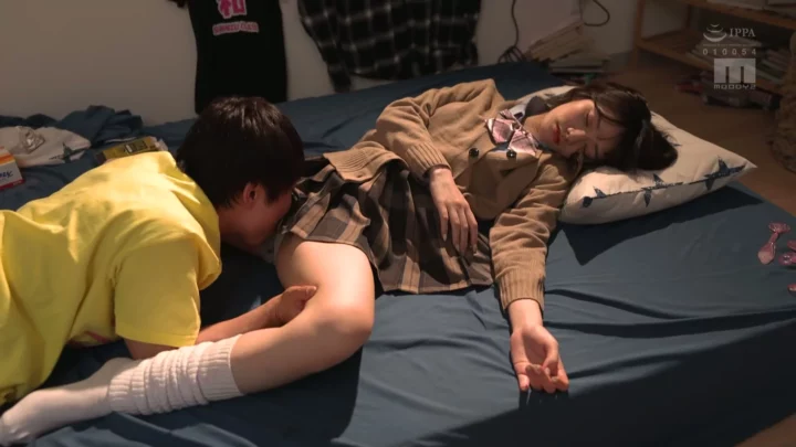 Screenshot 13 from Xinyi’s Schoolgirl Cosplay — Japanese POV Creampie Bedroom Casting
