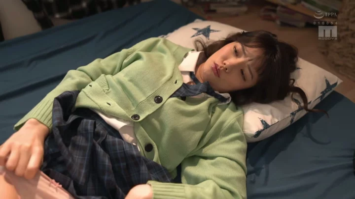 Screenshot 4 from Xinyi’s Schoolgirl Cosplay — Japanese POV Creampie Bedroom Casting