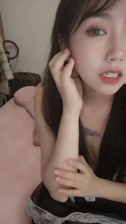 Screenshot 14 from Black Stockings & Lingerie Maid Fantasy — Japanese POV Tease with Face Revealed