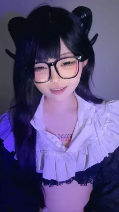 Screenshot 27 from Glasses-Wearing Asian Solo — Intimate POV Dildo Session in Lingerie
