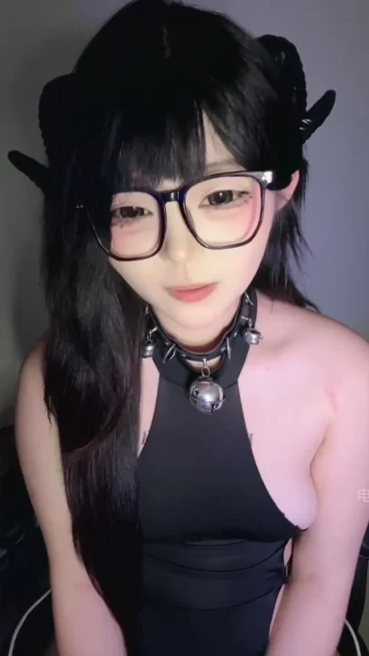 Screenshot 36 from Glasses-Wearing Asian Solo — Intimate POV Dildo Session in Lingerie