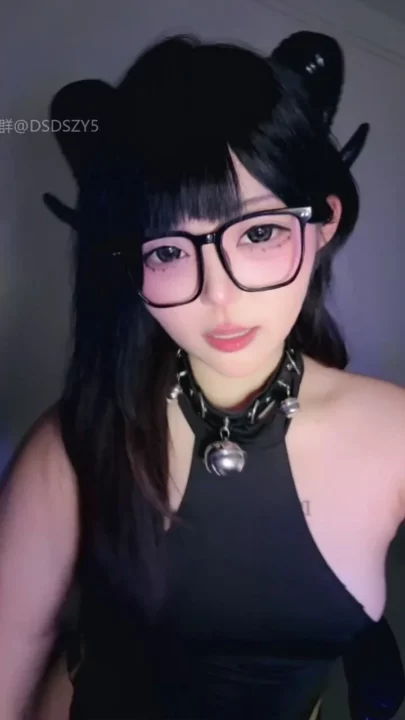 Screenshot 1 from Glasses-Wearing Asian Solo — Intimate POV Dildo Session in Lingerie