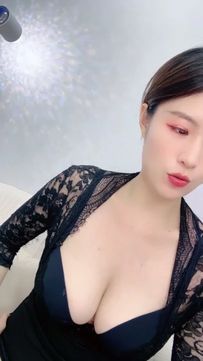 Screenshot 22 from Censored JAV POV Tease — Petite Seductress in Black Lingerie and High Heels
