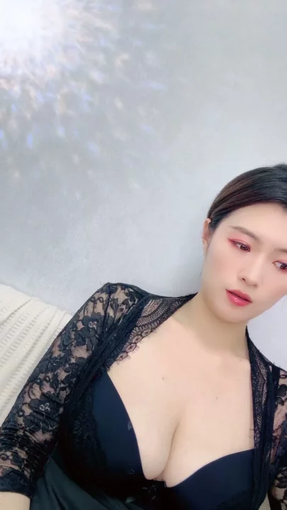 Screenshot 23 from Censored JAV POV Tease — Petite Seductress in Black Lingerie and High Heels