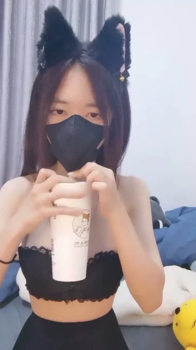 Screenshot 29 from POV Masturbation Fantasy — Masked Petite in Lingerie Teases Intensely