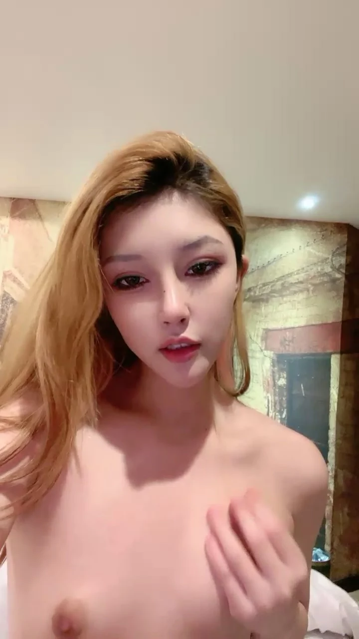 Play video: Japanese POV Uncensored — Blonde Hair East Asian Beauty with Pink Dildo