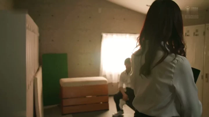 Screenshot 1 from Uncensored Japanese Classroom Gangbang — Teacher Takes Multiple Male Students POV