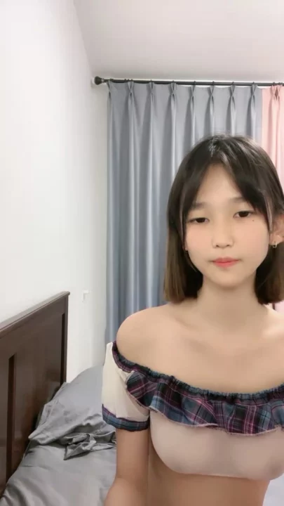 Screenshot 13 from Leaked Livestream of Innocent Asian Petite in Sheer Lingerie