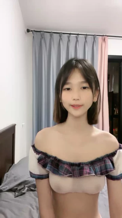 Screenshot 16 from Leaked Livestream of Innocent Asian Petite in Sheer Lingerie