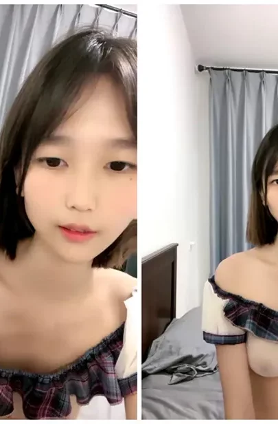Screenshot 17 from Leaked Livestream of Innocent Asian Petite in Sheer Lingerie