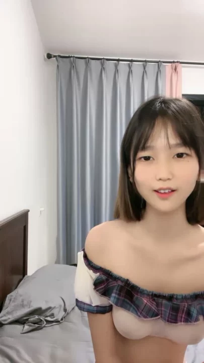 Screenshot 4 from Leaked Livestream of Innocent Asian Petite in Sheer Lingerie