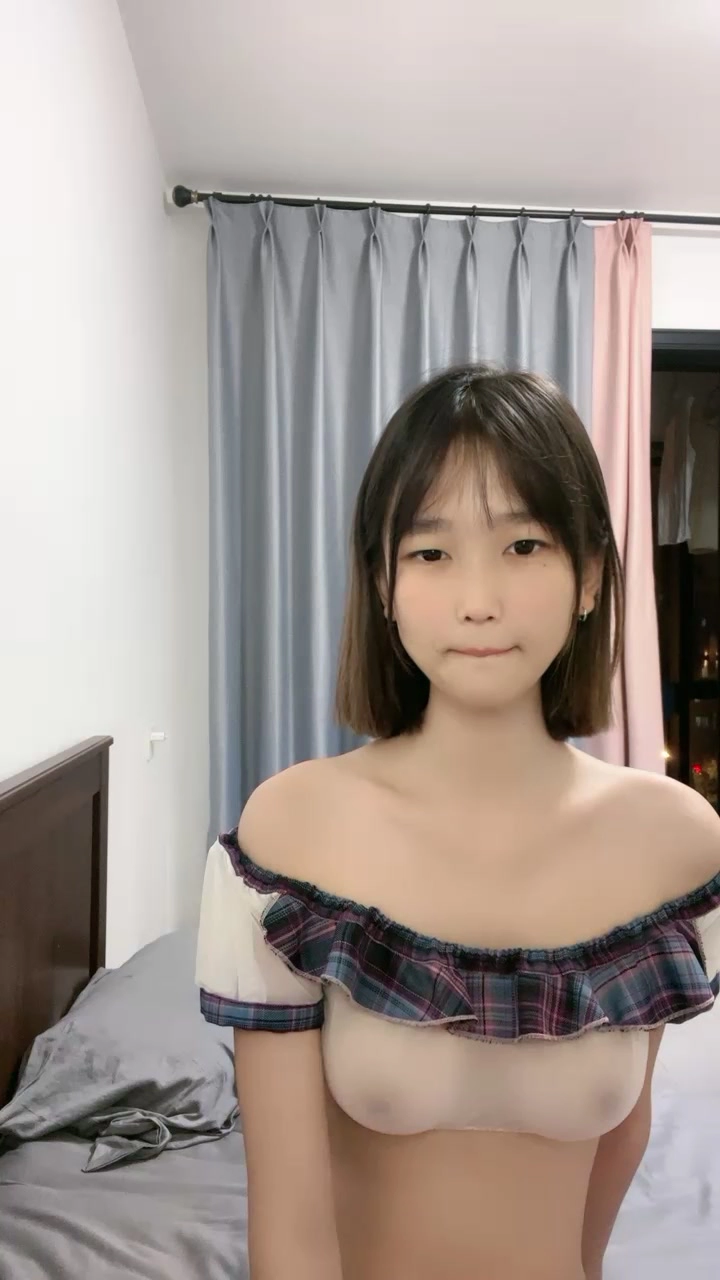 Play video: Leaked Livestream of Innocent Asian Petite in Sheer Lingerie