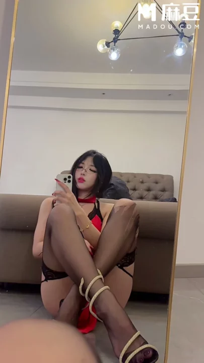 Screenshot 1 from Solo Masturbation with Lingerie and Toys — Petite Asian Performer in Uncensored POV Scene