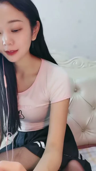 Screenshot 2 from Solo Asian Beauty in Black Lingerie — Intimate Self-Pleasure Session with Stockings