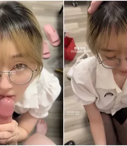 Screenshot 25 from Glasses Girl Shanshan Leaked FC2-PPV Scene — POV Blowjob & Deep Anal Submission