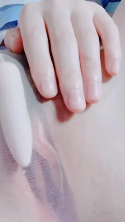 Screenshot 16 from Japanese Schoolgirl in Maid Costume Goes Solo with Vibrator and Dildo Action