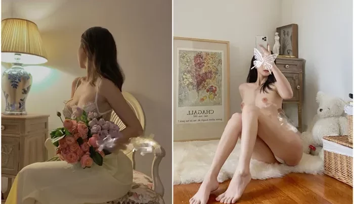 Screenshot 2 from Secret Duo Encounter — European & East Asian Models in Masked Lingerie