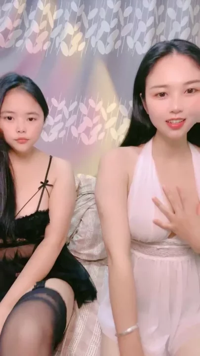 Screenshot 7 from Lulu and Her Companion Flaunt Lingerie in Asian Amateur Lesbian Tease — White Babydoll Delight