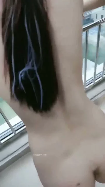 Screenshot 4 from Glasses-Wearing Amateur Takes Balcony Creampie — Raw Asian Livestream POV