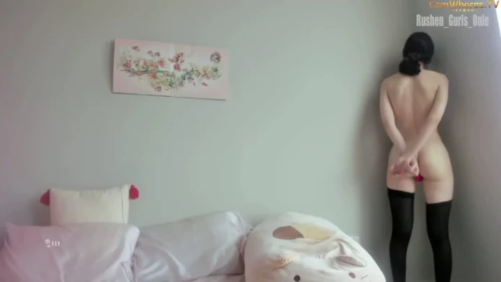 Screenshot 10 from Petite Asian Solo Scene — Lingerie-Clad Beauty Pleasures Herself with Dildo
