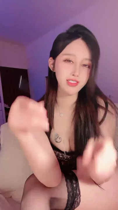 Screenshot 5 from POV Blowjob with Petite Asian Doudou — FC2 PPV Lingerie & Stockings Showcase