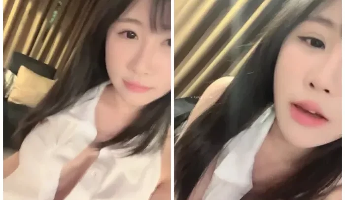Screenshot 1 from Petite Feifei Solo Selfie — FC2 PPV Mirror Masturbation in Satin Top