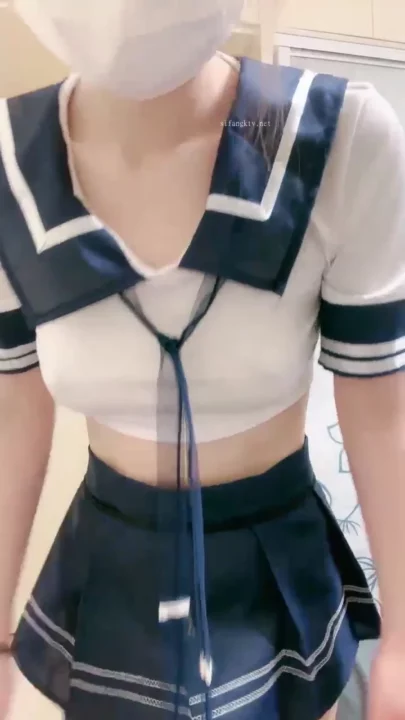 Screenshot 17 from Shanshan in Uniform: POV Japanese Amateur Schoolgirl Scene with Face Reveal