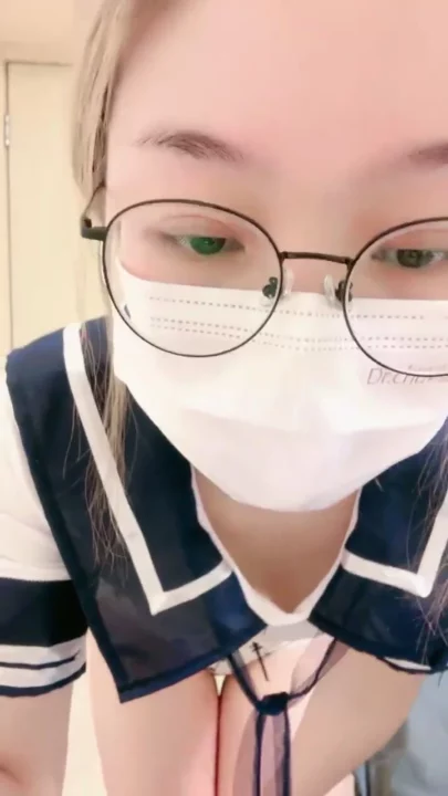 Screenshot 23 from Shanshan in Uniform: POV Japanese Amateur Schoolgirl Scene with Face Reveal