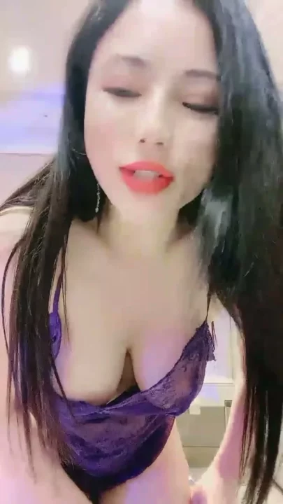 Screenshot 4 from Beibei’s Intense Squirting Session — Uncensored Japanese POV in Purple Lingerie
