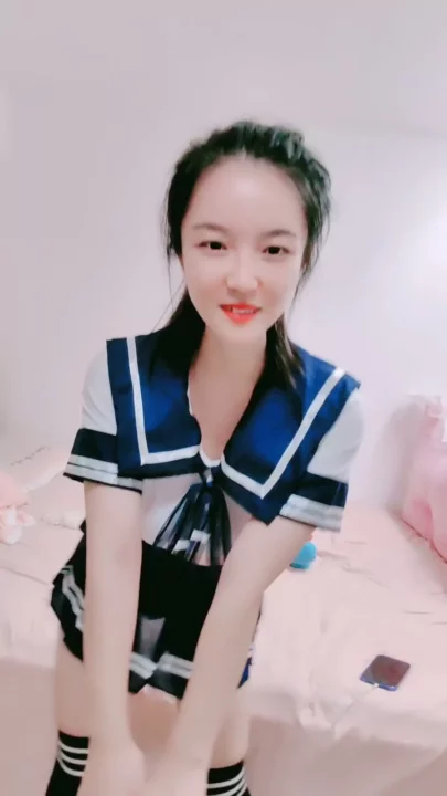 Screenshot 5 from Petite Asian Solo — Schoolgirl Uniform Tease to Lingerie Self-Pleasure