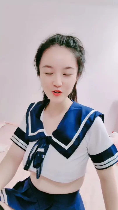 Screenshot 2 from Petite Asian Solo — Schoolgirl Uniform Tease to Lingerie Self-Pleasure
