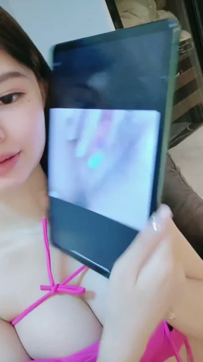 Screenshot 4 from Jiajia’s Uncensored Livestream Fantasy — Pink Lingerie POV with Creampie Climax