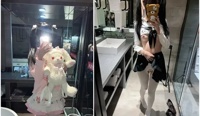 Screenshot 2 from Face-Revealing Asian Amateur Nana in Schoolgirl Outfit — Uncensored POV Leak with Gap Moe Flair