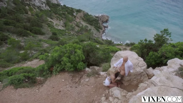 Screenshot 6 from VIXEN Presents: Blonde Euro Babe in Wild Outdoor Interracial Encounter — POV Uncensored