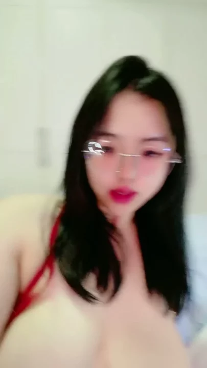 Screenshot 6 from Japanese Amateur Yueyue in Lingerie — Fishnet Stockings & Solo Masturbation