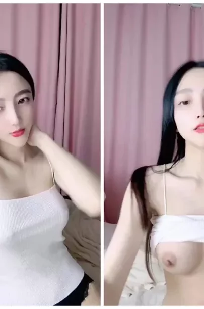 Screenshot 17 from Solo Asian Amateur Tease — POV Lingerie Play in Intimate Bedroom Scene