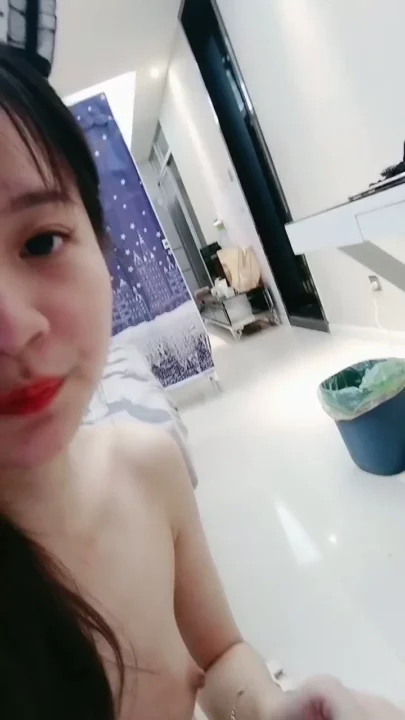Screenshot 16 from Amateur Japanese POV Masturbation — Red Stockings and Lingerie with Dildo