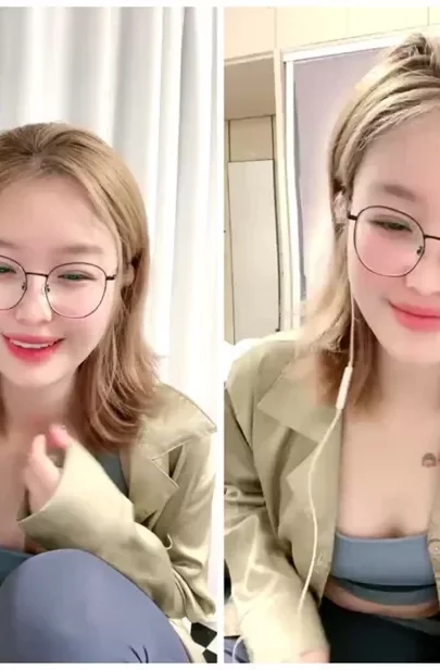Screenshot 17 from European Solo Performer in Floral Pajamas — Glasses and Mask Aesthetic