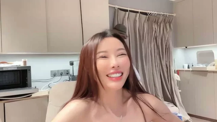 Screenshot 25 from Shaved Asian Solo Play — Lingerie-Clad Beauty Squirts Using Vibrator in POV Scene