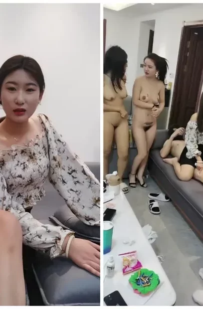Screenshot 18 from Raw Asian Face-Reveal Threesome — Uncut Lesbian Action in Contemporary Flat