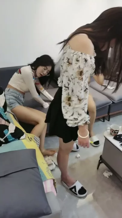 Screenshot 10 from Raw Asian Face-Reveal Threesome — Uncut Lesbian Action in Contemporary Flat