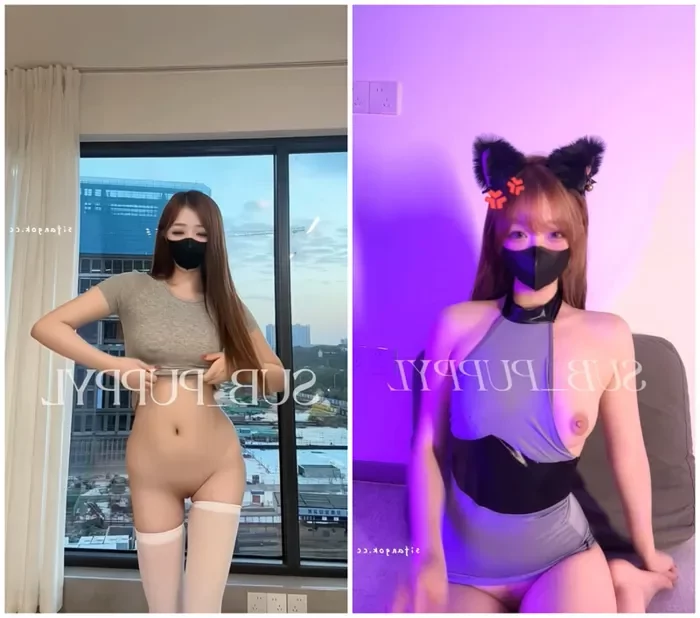 Masked Asian Duo in Thigh-Highs — Raw FC2 Threesome POV with BDSM Flair
