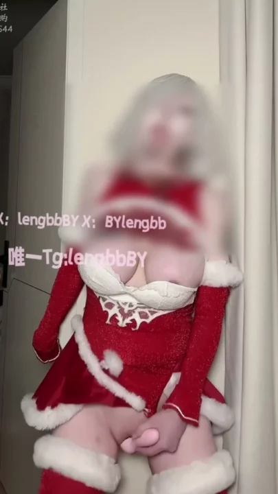 Screenshot 15 from Santa-Themed Amateur Beibei POV — Japanese Big Tits in Lingerie