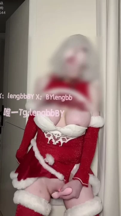 Screenshot 16 from Santa-Themed Amateur Beibei POV — Japanese Big Tits in Lingerie